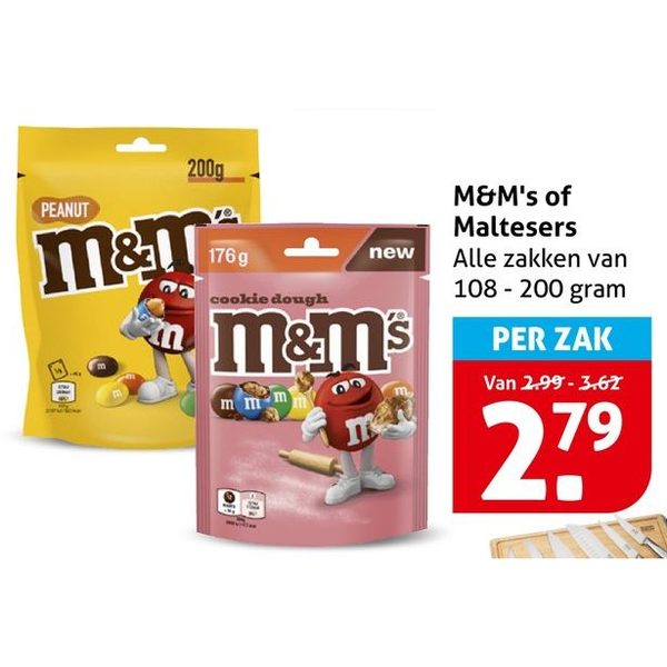 M&M's of Maltesers