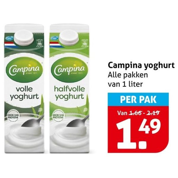 Campina yoghurt