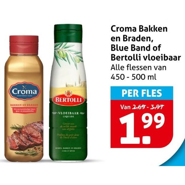 Croma Bakken en Braden, Blue Band of Bertolli vloeibaar