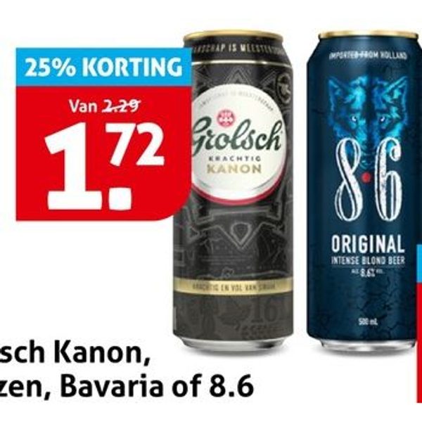 Grolsch Kanon, Weizen, Bavaria