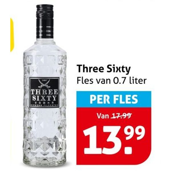 Three Sixty vodka