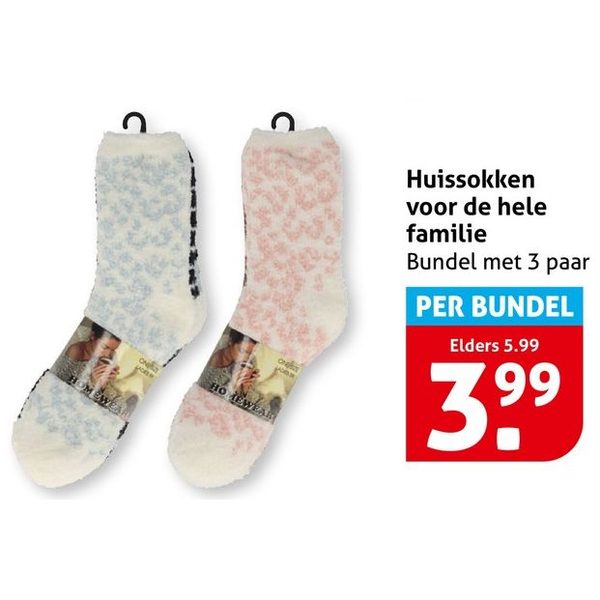 Huissokken voor de hele familie