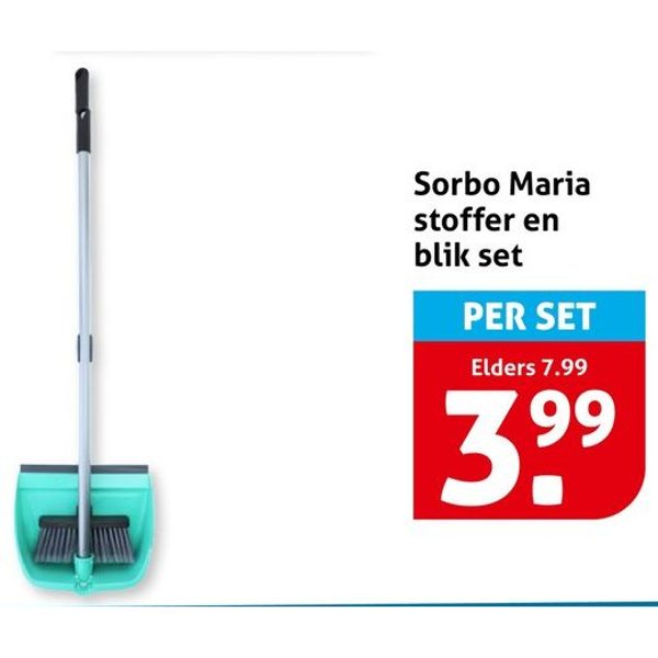 Sorbo Maria stoffer en blik set