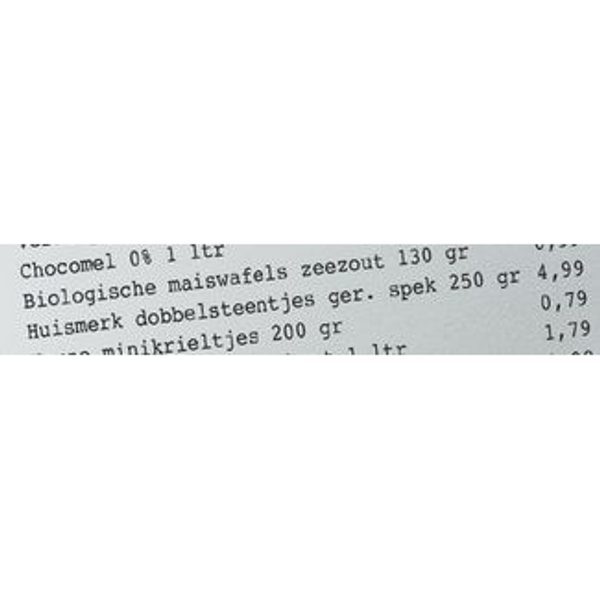 Huismerk dobbelsteentjes ger. spek