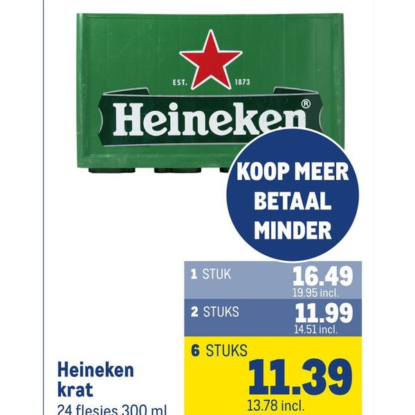 Heineken krat