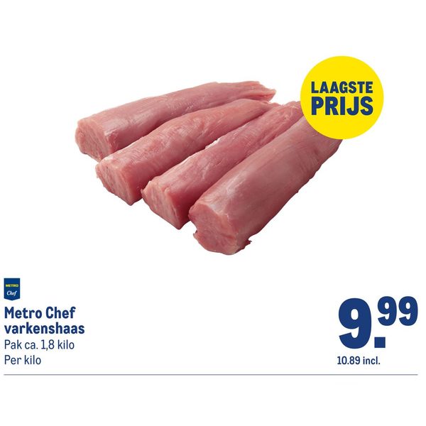 Metro Chef varkenshaas