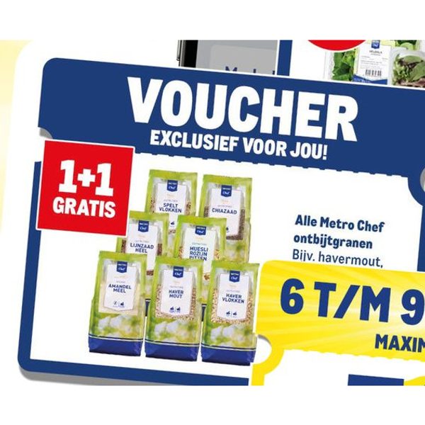 Alle Metro Chef ontbijtgranen