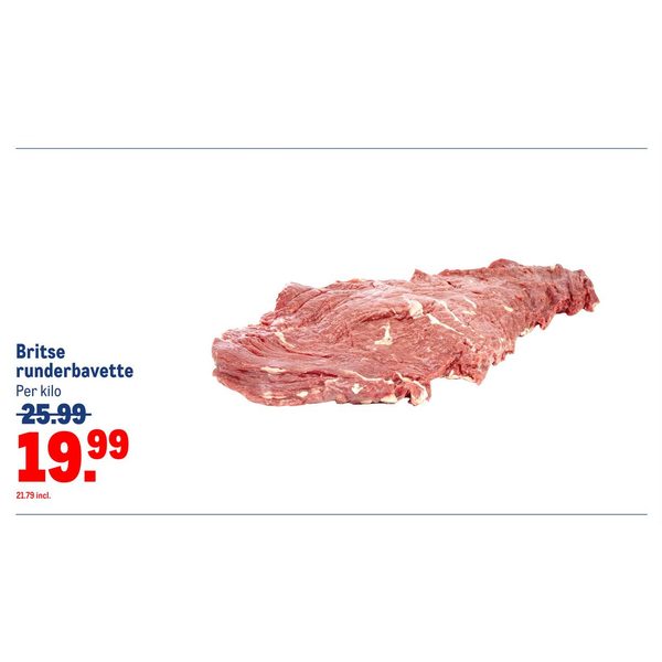 Britse runderbavette