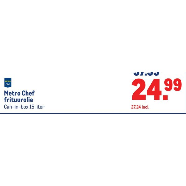 Metro Chef frituurolie