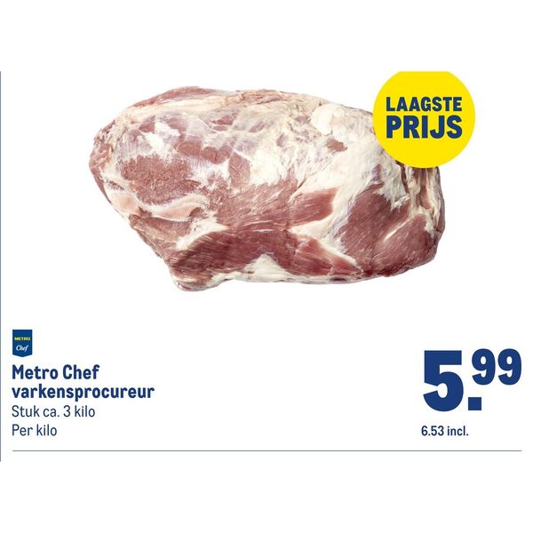 Metro Chef varkensprocureur