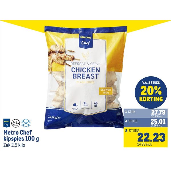 Metro Chef kipspies 100 g
