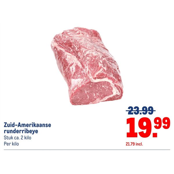 Zuid-Amerikaanse runderribeye