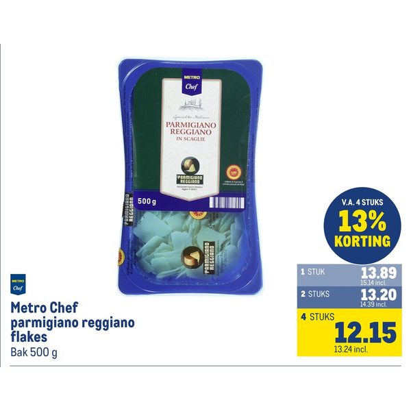Metro Chef parmigiano reggiano flakes