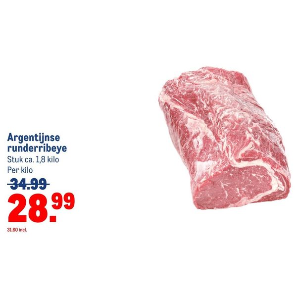 Argentijnse runderribeye
