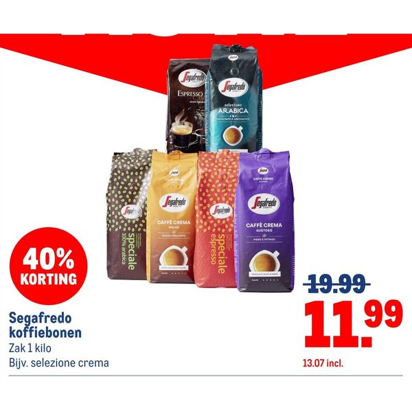 Segafredo koffiebonen