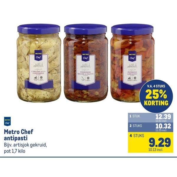 Metro Chef antipasti