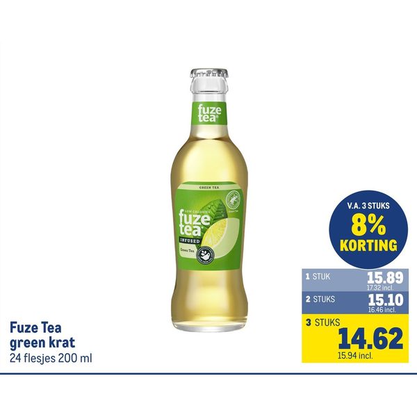 Fuze Tea green krat