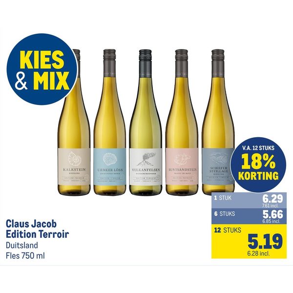 Claus Jacob Edition Terroir wijn