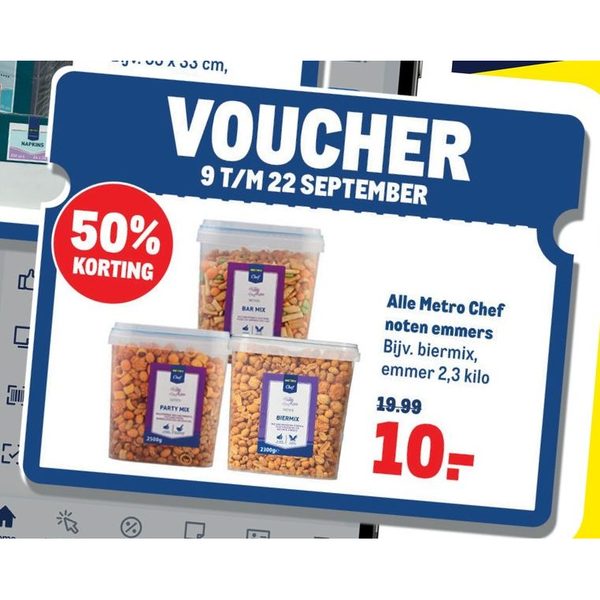 Metro Chef noten emmers