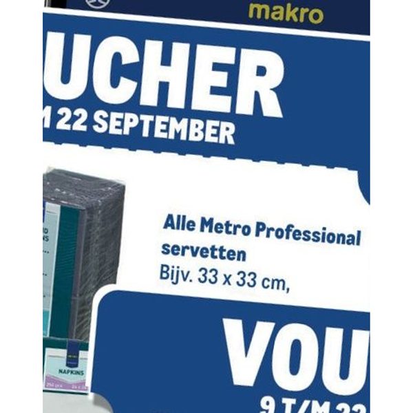 Metro Professional servetten