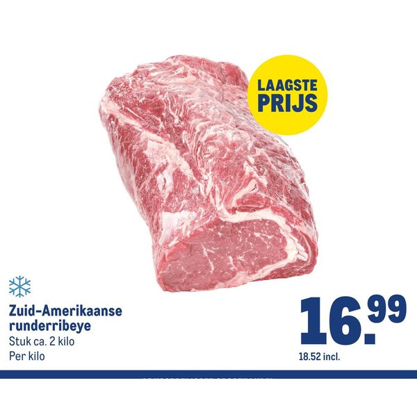 Zuid-Amerikaanse runderribeye