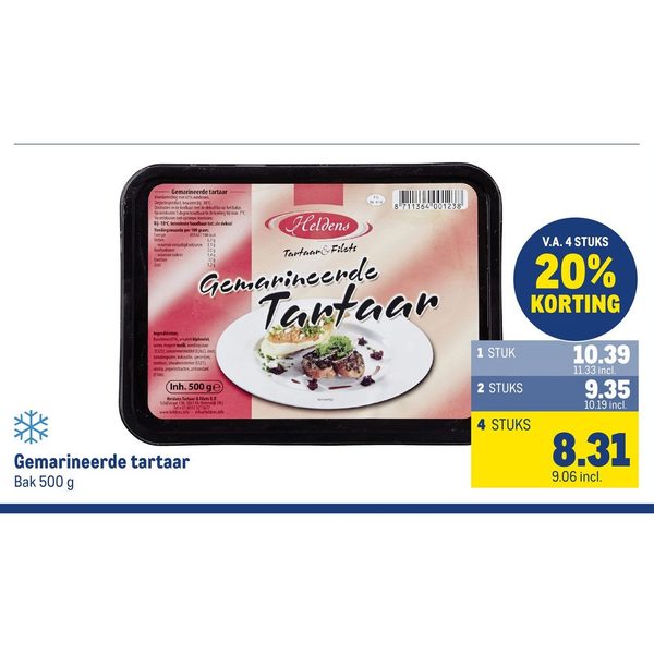 Gemarineerde tartaar
