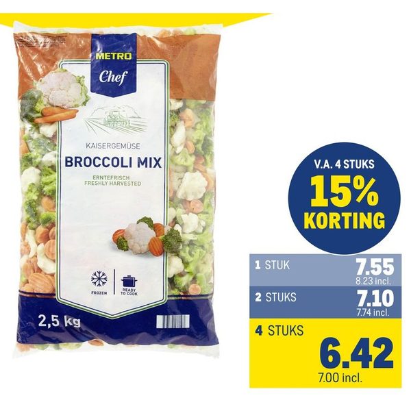 Metro Chef broccoli mix