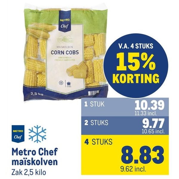 Metro Chef maïskolven