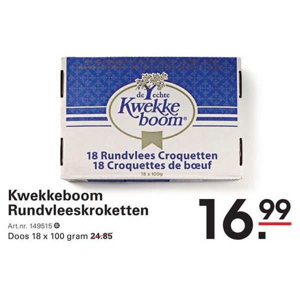 Kwekeboom Rundvleeskroketten