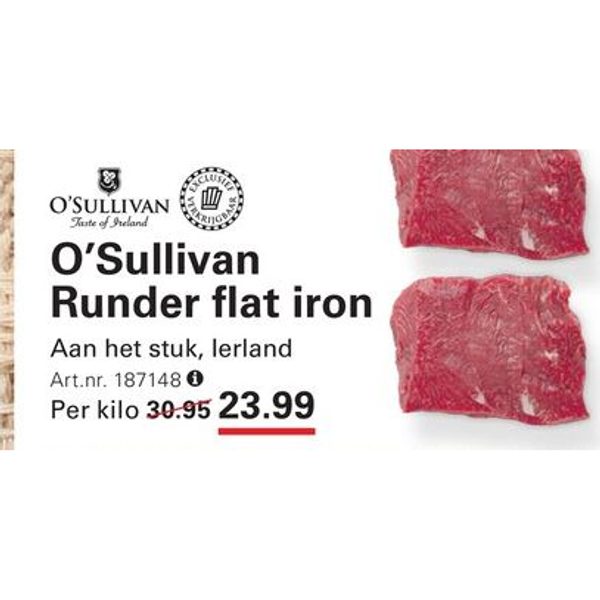O'Sullivan Runder flat iron