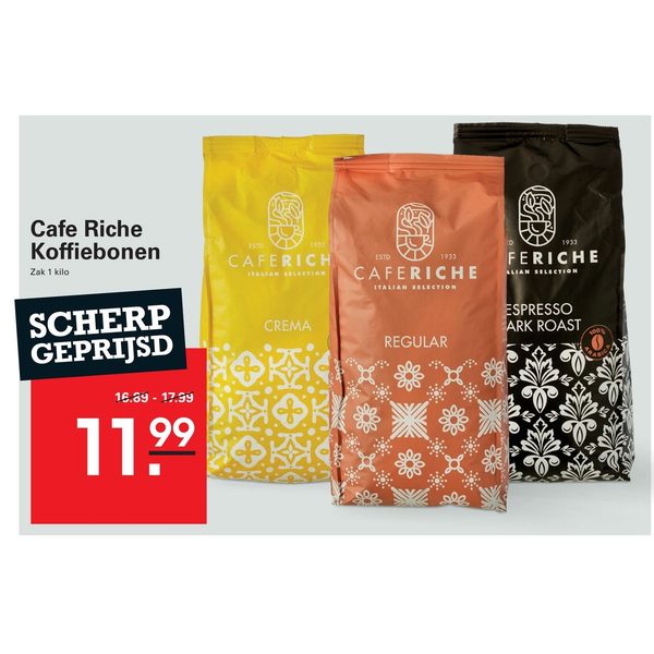 Cafe Riche Koffiebonen