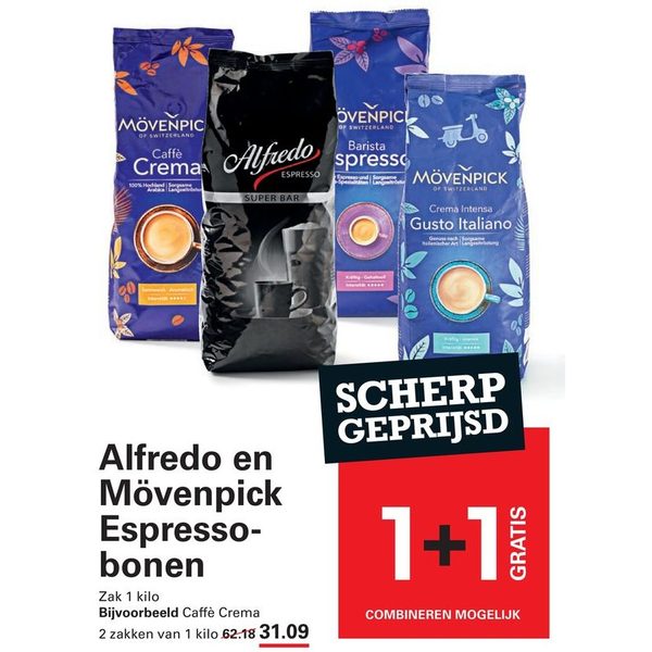 Alfredo en Mövenpick Espresso-bonen