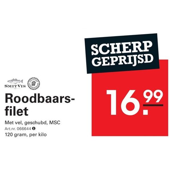 Roodbaars-filet