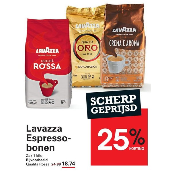 Lavazza Espresso-bonen