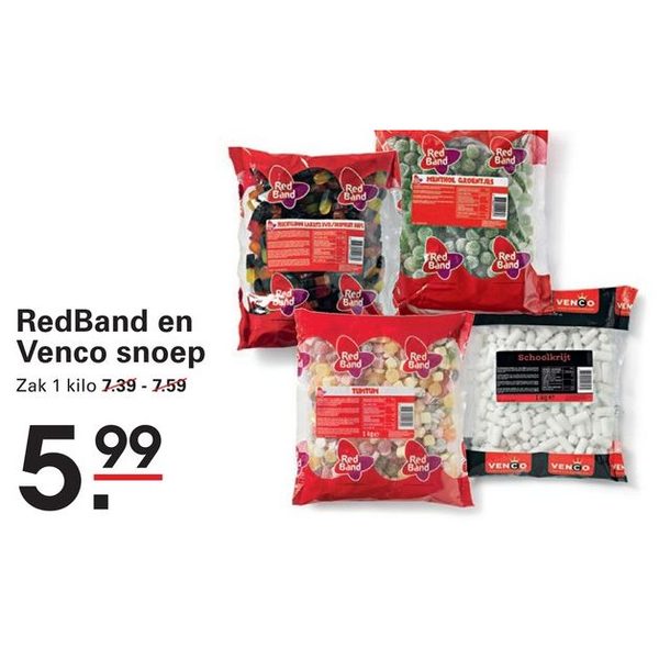 RedBand en Venco snoep