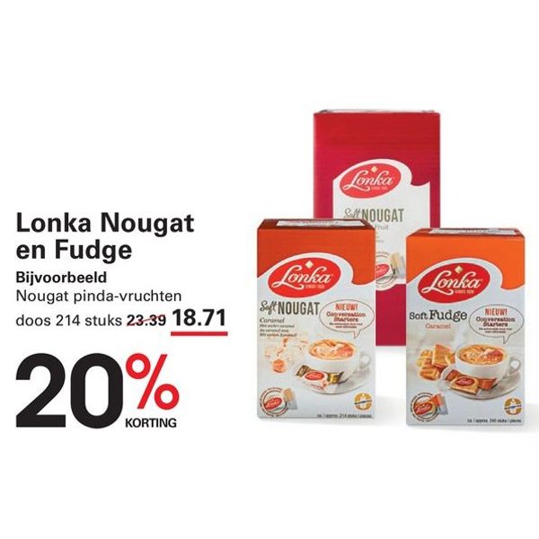 Lonka Nougat en Fudge