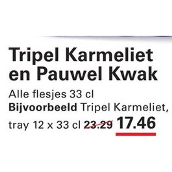 Tripel Karmeliet en Pauwel Kwak