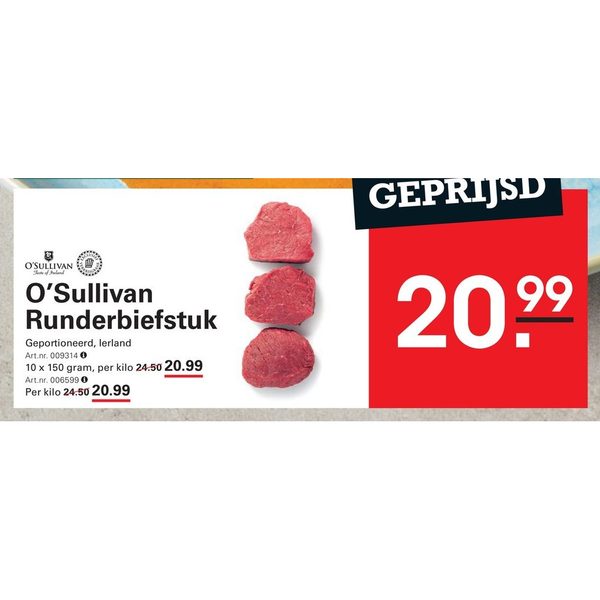 O'Sullivan Runderbiefstuk