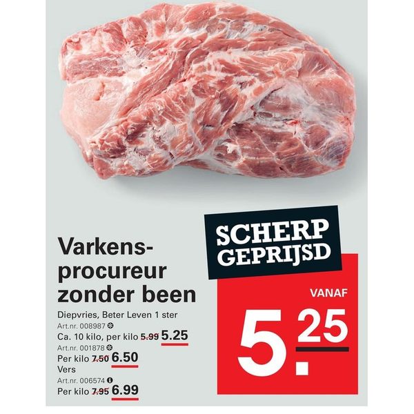 Varkensprocureur zonder been