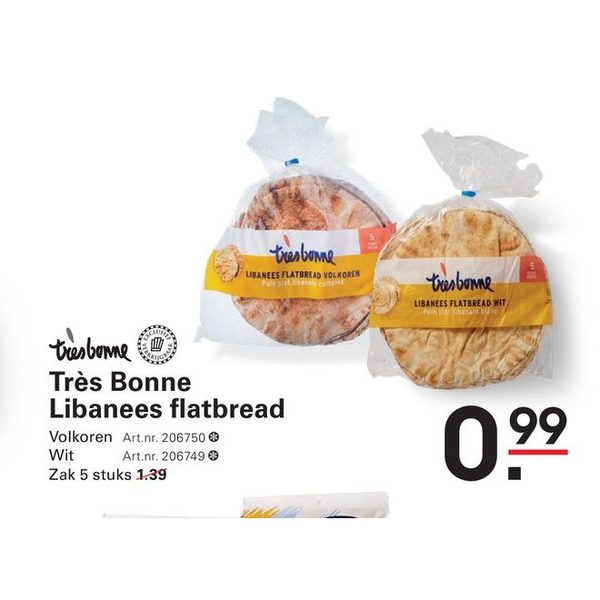 Très Bonne Libanees flatbread