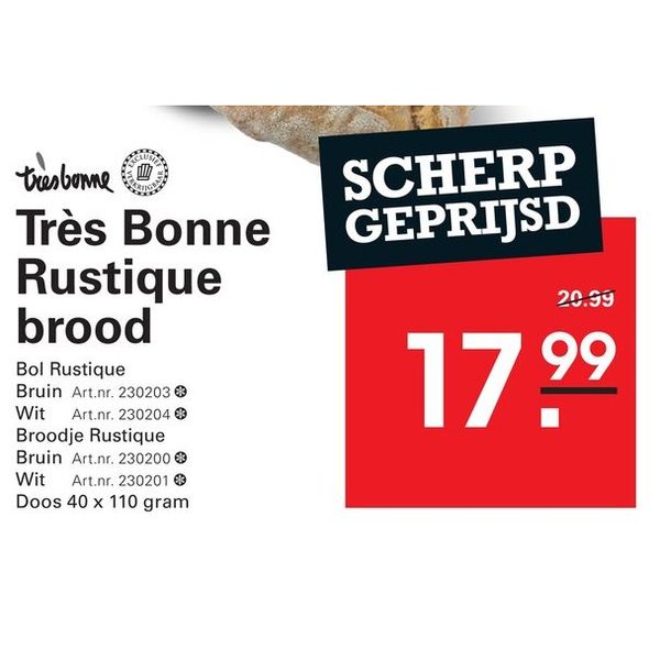 Très Bonne Rustique brood