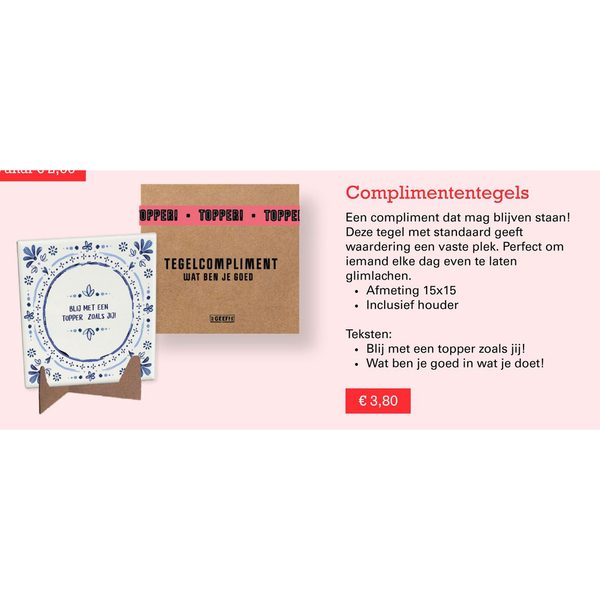 Complimententegels