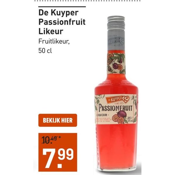 De Kuyper Passionfruit Likeur