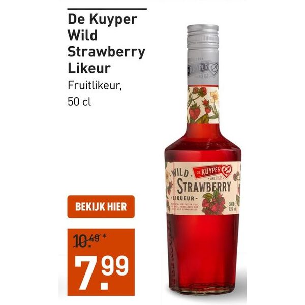 De Kuyper Wild Strawberry Likeur