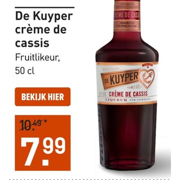 De Kuyper crème de cassis