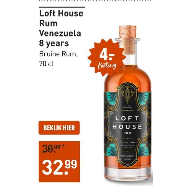 Loft House Rum Venezuela 8 years