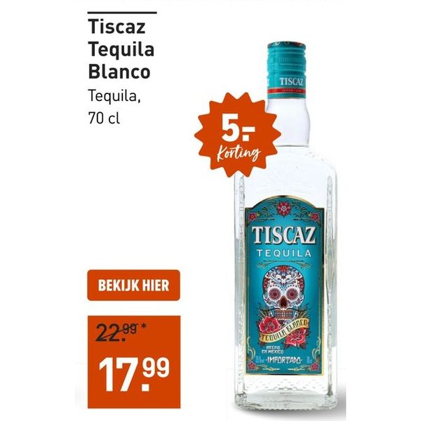 Tiscaz Tequila Blanco