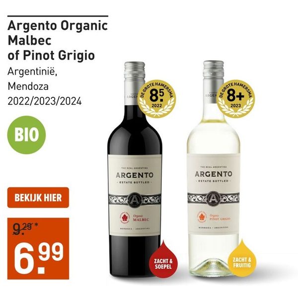 Argento Organic Malbec of Pinot Grigio