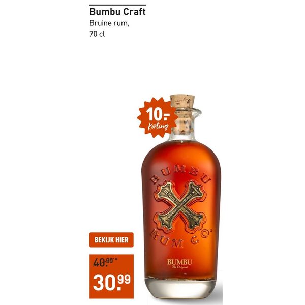 Bumbu Craft Bruine rum