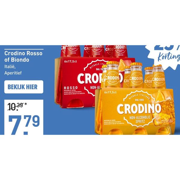 Crodino Rosso of Biondo
